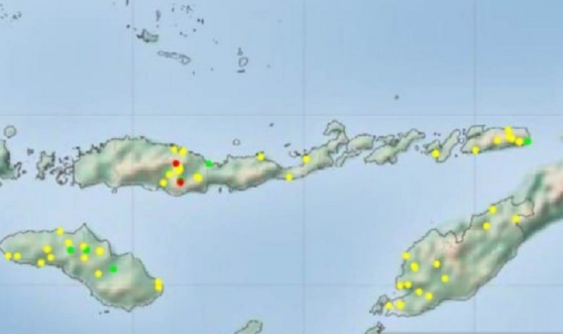 Dua Titik Panas Terpantau di Ngada Pulau Flores