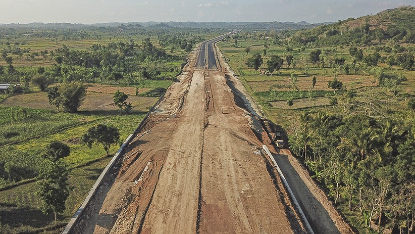 Penampakan Jalan Bypass Bandara Lombok Menuju Kawasan Wisata Mandalika - Bagian 1