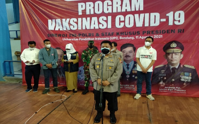 Vaksinasi Goes to Campus, 1.000 Mahasiswa UPI Disuntik Vaksin Covid-19