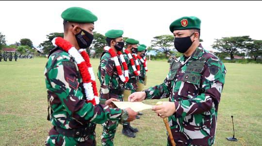 Dandim Pidie Sambut Kepulangan Personel dari Satgas Apter Papua Barat