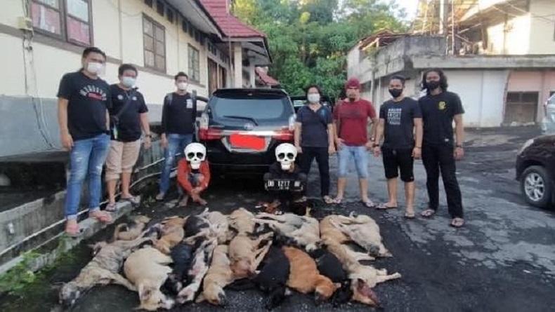 Tim Maleo Polda Sulut Tangkap Pencuri Anjing Modus Beri Makan Racun