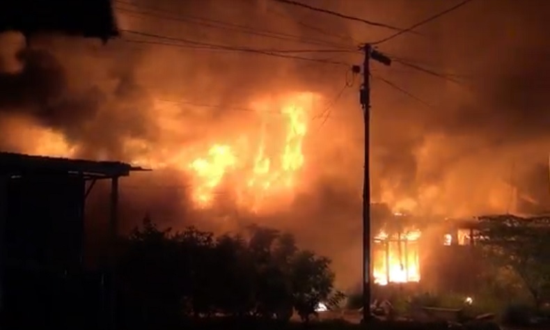 Dramatis, Nenek Selamat dari Kebakaran Rumah di Palangka Raya