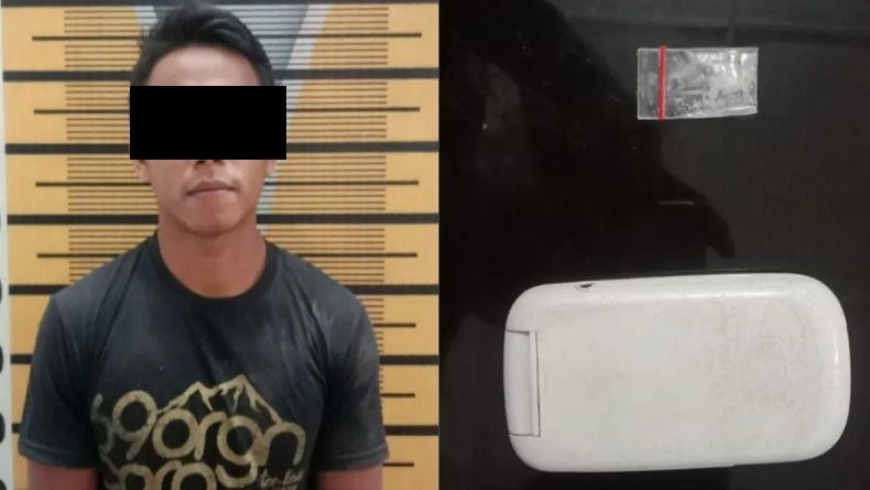 Kantongi 1 Paket Sabu, Pemuda di Tebingtinggi Ditangkap 