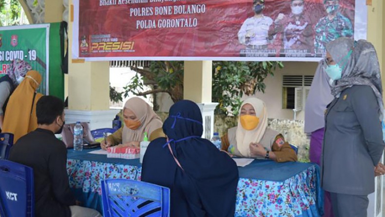 Masyarakat Bone Bolango Diajak Ikut Vaksinasi Covid-19 dan Tertib Prokes 