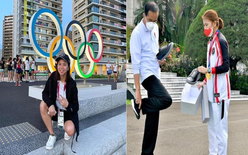 Sneakers Greysia Polii Ternyata Dibuat di Malang, Ini Kata Gubernur Khofifah