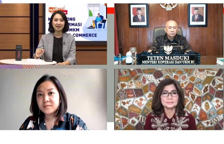Sukses UMKM di Masa Pandemi Covid-19, Menteri Teten Masduki: Manfaatkan Teknologi Digital