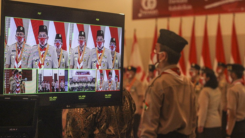 Upacara Hari Pramuka ke-60 Digelar secara Virtual - Bagian 3