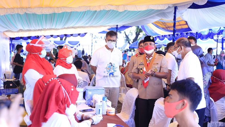 Warga Ternate Serbu Vaksinasi Merdeka di Benteng Oranje