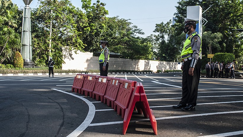 Pengamanan Sidang Tahunan MPR, Kawat Berduri hingga Kendaraan Taktis Disiagakan - Bagian 3