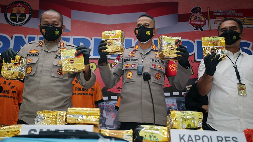 Polisi Ungkap Pengedar Narkoba Jaringan Lapas Tangerang, 18 Kg Sabu Diamankan - Bagian 1
