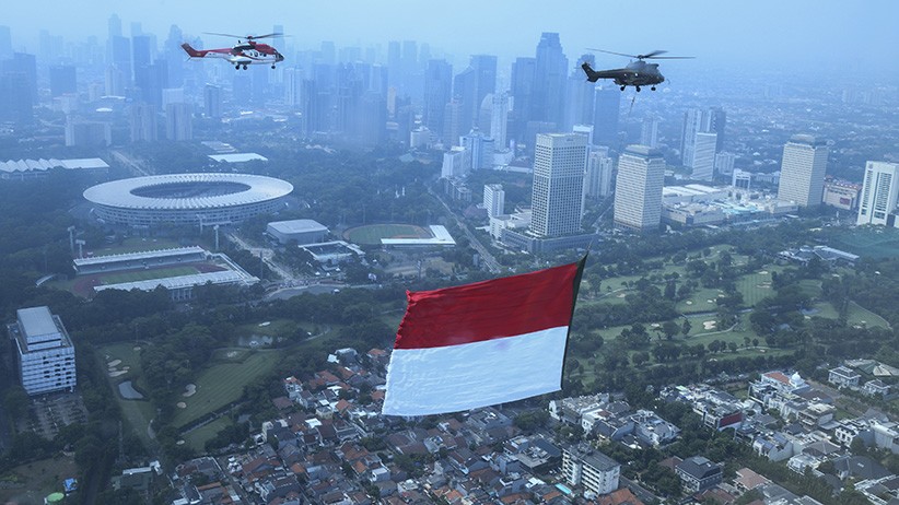 HUT Ke-77 TNI, 12 Helikopter Bakal Kibarkan Bendera Merah Putih Raksasa