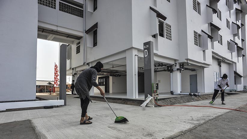 Foto-Foto Kampung Susun Akuarium Siap Dihuni - Bagian 2