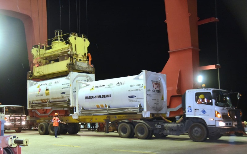 80 Ton Oksigen di Kalsel Didistribusikan ke Rumah Sakit