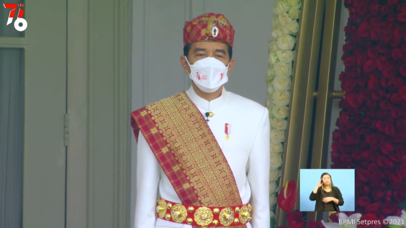 Jokowi Kenakan Pakaian Adat Lampung, Wali Kota Eva: Saya Bangga Lampung Diakui 