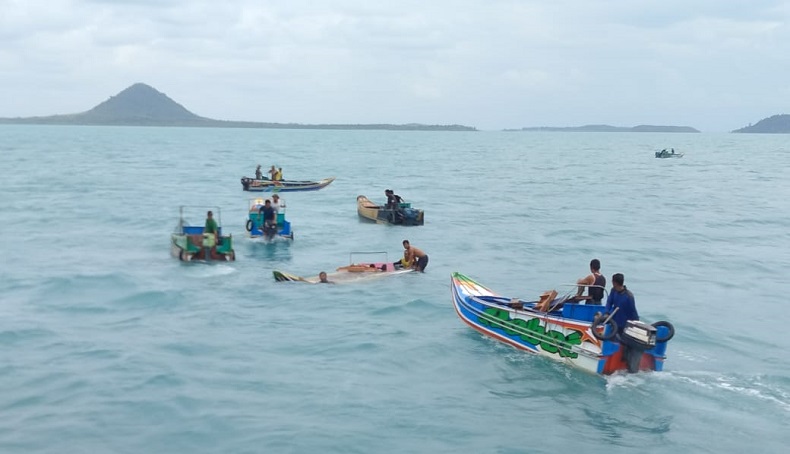 Speedboat Penumpang Tujuan Penutuk-Sadai Tenggelam, Anak 3 Tahun Hilang