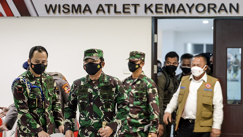 Panglima TNI Apresiasi Tenaga Kesehatan RSDC Wisma Atlet Kemayoran - Bagian 2