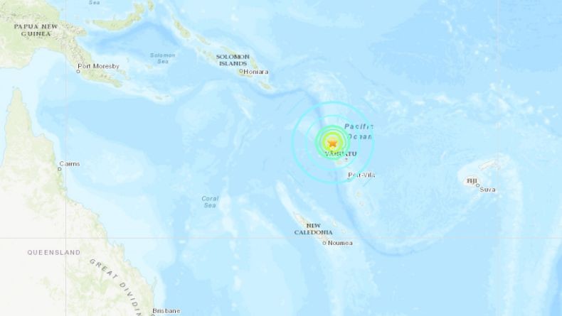 Gempa Magnitudo 6,8 Guncang Vanuatu, Picu Peringatan Tsunami di Pasifik