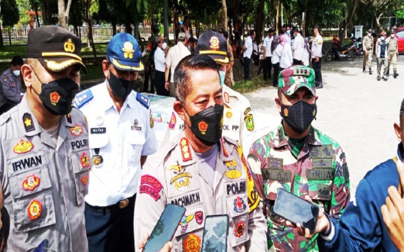 title Polresta Banjarmasin Dirikan Enam Posko Pengetatan selama PPKM Level 4, Ini Lokasinya Polresta Banjarmasin Dirikan Enam Posko Pengetatan selama PPKM Level 4, Ini Lokasinya