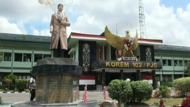 Tepat di Hari Kemerdekaan, Korem 102 Panju Panjung Resmikan Patung Garuda dan Jenderal Sudirman