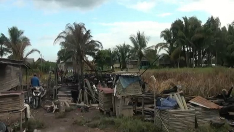 Tungku di Dapur Picu Kebakaran, 1 Rumah di Desa Upang Jaya Banyuasin Ludes