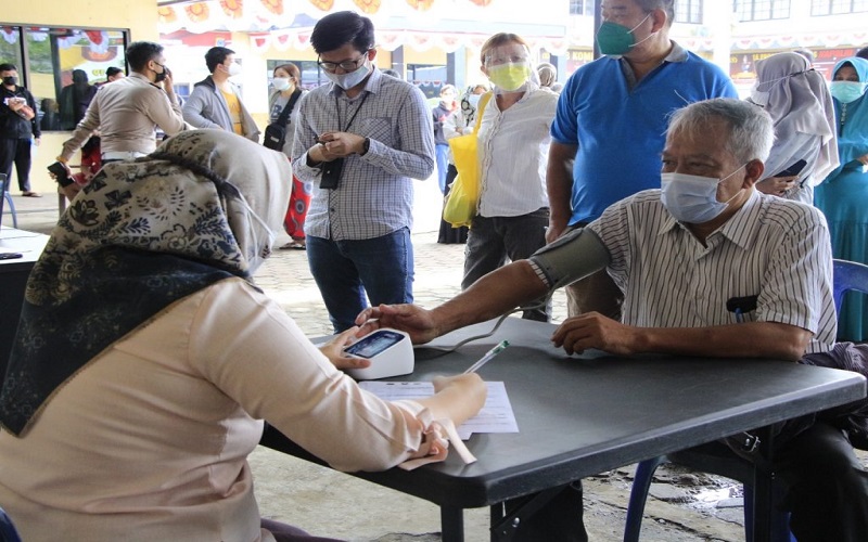 Gerai Vaksinasi Presisi Polresta Banjarmasin Suntik 200 Warga 