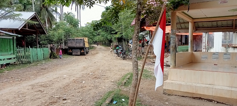 Warga Desa Sarah Mane Minta Pemerintah Aspal Jalan      
