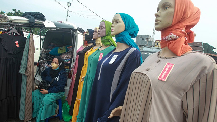 Potret Pasar Tasik Tanah Abang Menunggu Pembeli - Bagian 2