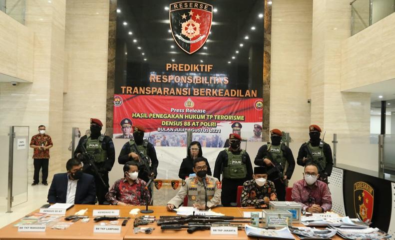 Densus 88 Tangkap 53 Terduga Teroris, 11 Orang dari Jawa Tengah