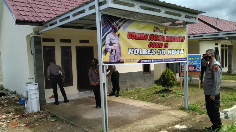 Polres Limapuluh Kota Sediakan Tempat Isolasi Covid-19 Khusus Polisi dan Keluarga