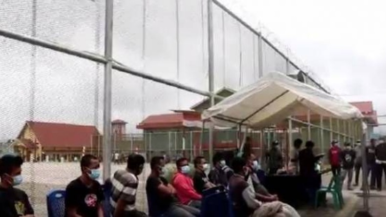 343 Narapidana di Rutan Humbahas Disuntik Vaksinasi Covid-19 Dosis Pertama
