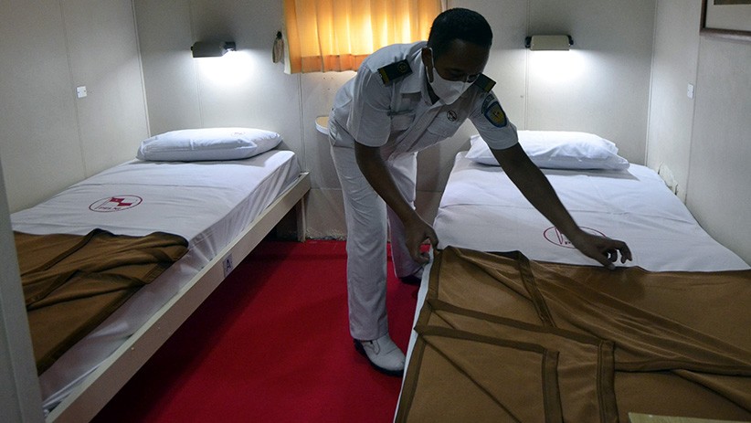 Persiapan KM Lawit Dijadikan Tempat Isolasi Terpusat untuk Pasien Covid - Bagian 2