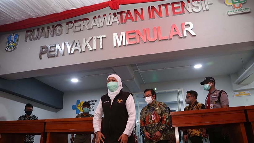 Gubernur Khofifah Resmikan Ruang Infeksi Khusus RSUD dr Soetomo - Bagian 1