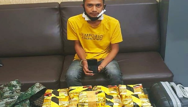 Bawa Koper Berisi 13 Kg Sabu, Kurir Narkoba Ditangkap Polisi di Pinggir Jalinsum