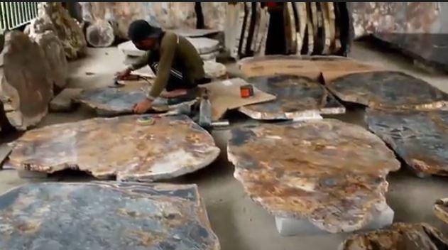 Tembus Pasar Eropa, Perajin Fosil Kayu di Lebak Raup Jutaan Rupiah