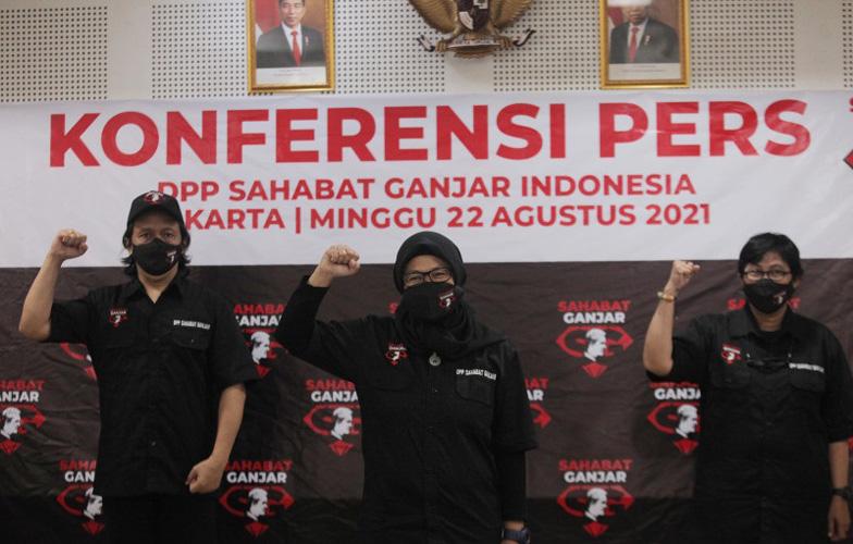 Relawan Deklarasikan Ganjar Pranowo Maju Pilpres 2024 di 51 Kota