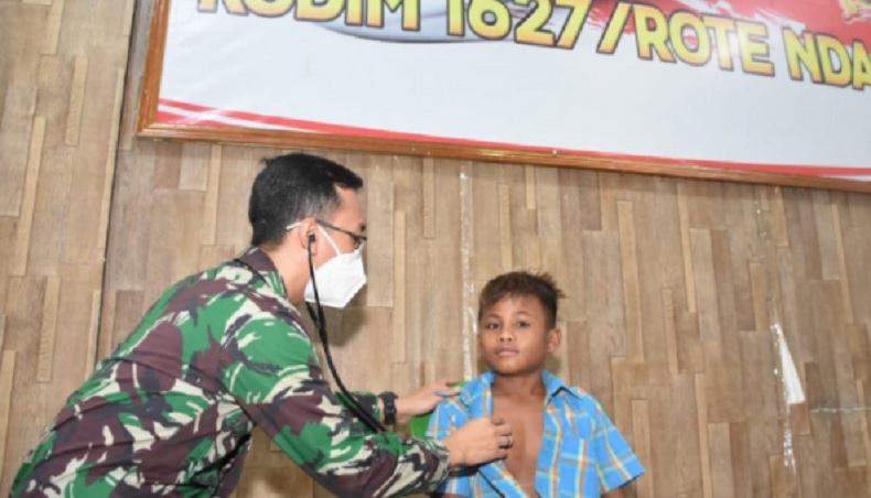 Bocah Dianiaya Oknum TNI, Pangdam IX Udayana Utus Dokter Memeriksa