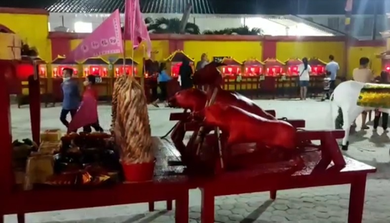 Warga Keturunan di Bangka Barat Gelar Perayaan Chit Ngiat Pan      