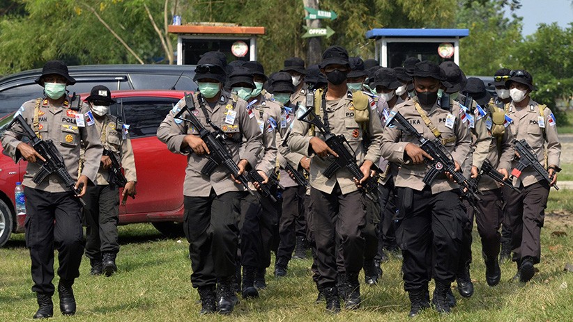 Persiapan Misi Perdamaian PBB, Satgas FPU 3 Minusca Gelar Latihan di Lampung - Bagian 1