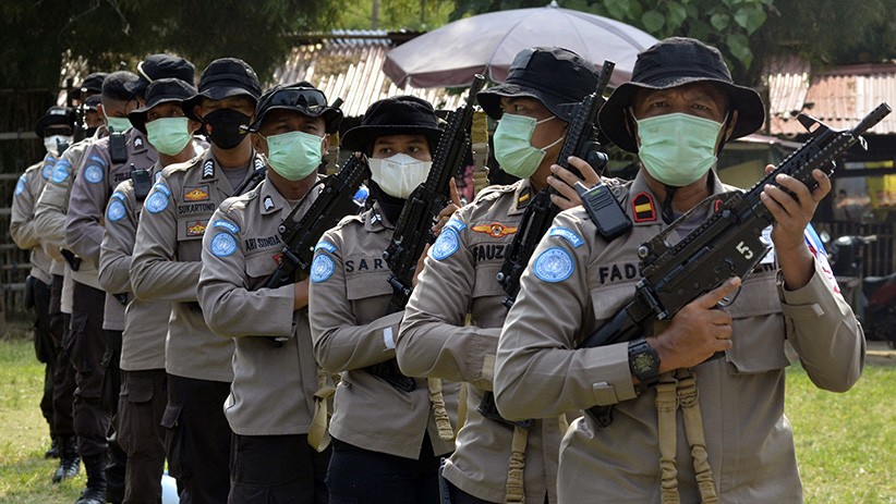 Persiapan Misi Perdamaian PBB, Satgas FPU 3 Minusca Gelar Latihan di Lampung - Bagian 3