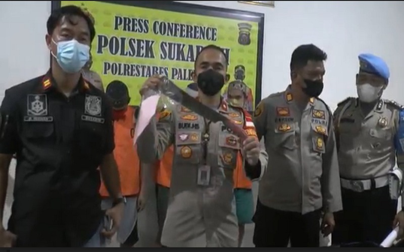 Bawa Sajam dan Senpi Incar ABG, 4 Begal Sadis di Palembang Ditangkap 