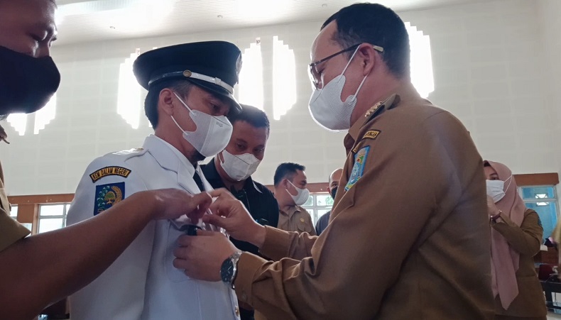 Bupati Bangka Tengah Lantik 7 Kades 