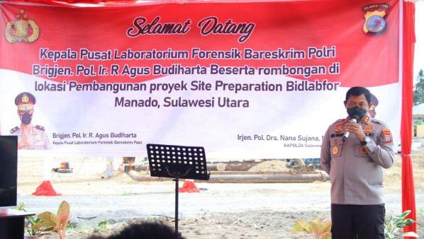Polri Bangun Gedung Labfor di Manado, Kapolda Sulut: Percepat Pengungkapan Kasus