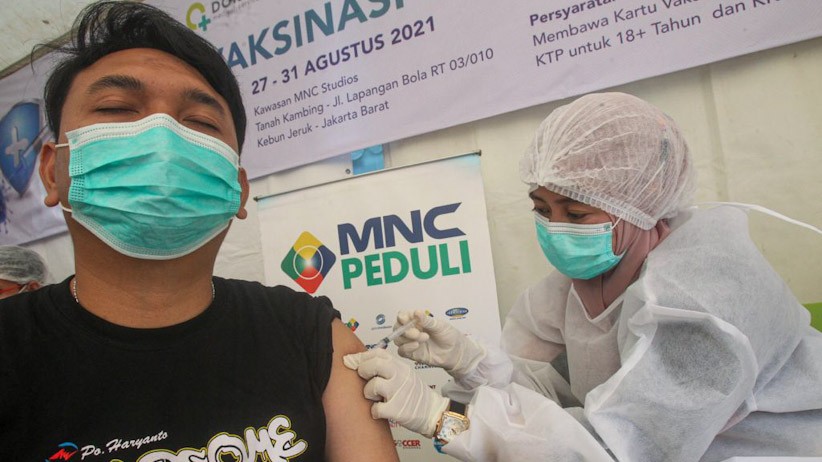 Suasana Sentra Vaksinasi MNC Peduli Dosis Kedua - Bagian 1