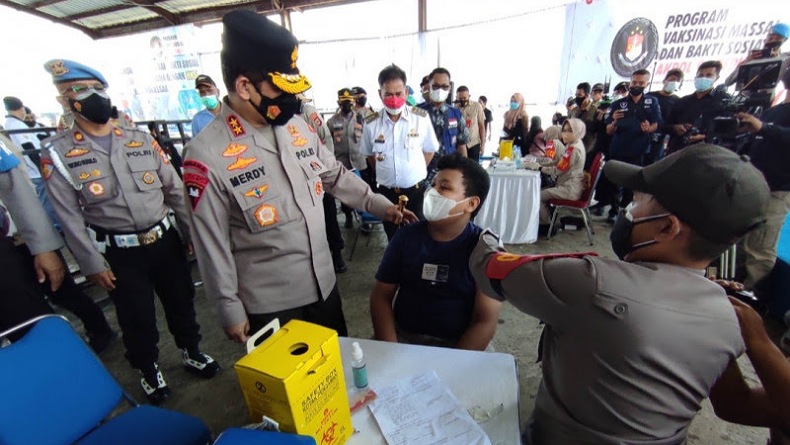 Kapolda Sebut Cakupan Vaksinasi Covid-19 di Sulsel Sudah Capai 27,5 Persen