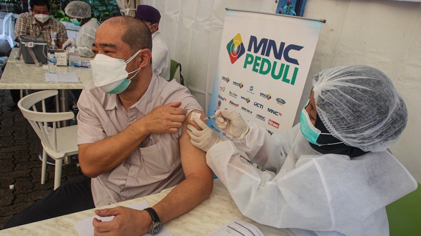 Begini Suasana Sentra Vaksinasi MNC Peduli Hari ke-4 - Bagian 1