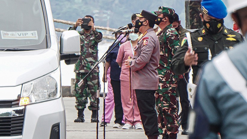 Panglima TNI dan Kapolri Cek KM Tidar yang Jadi Lokasi Isolasi Terpusat - Bagian 3