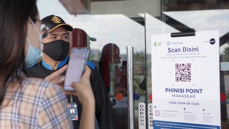Mal di Makassar Siapkan QR Code untuk Pengunjung dan Karyawan