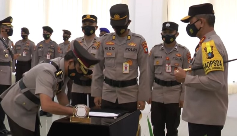 Kapolda Babel Lantik Karo Ops Kombes Pol Pontjo Soediantoko