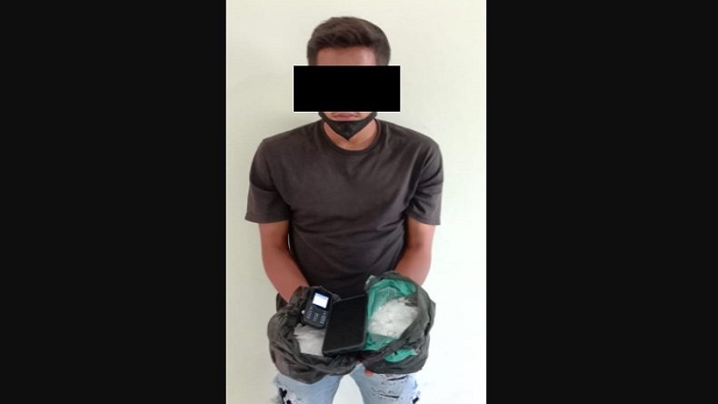Antarkan 800 Gram Sabu, Pemuda di Deliserdang Ditangkap