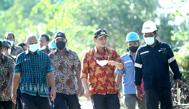 Wabup Bangka Barat Pastikan Tambang Timah di Dusun Terabik Tidak Cemarkan Air